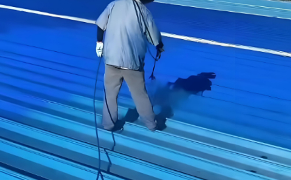 金银川路街道彩钢瓦翻新